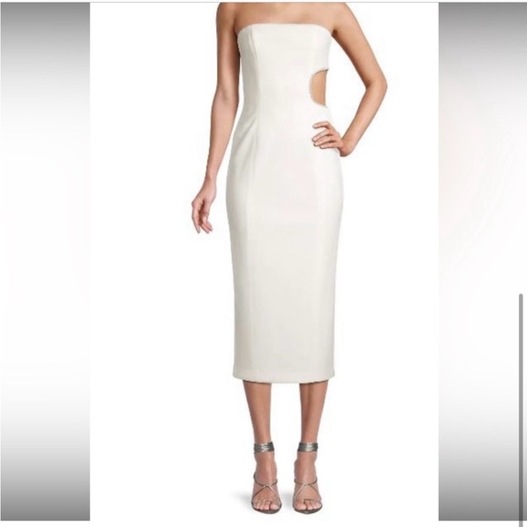 Lena Dress with Cutout - Picture 1 of 8